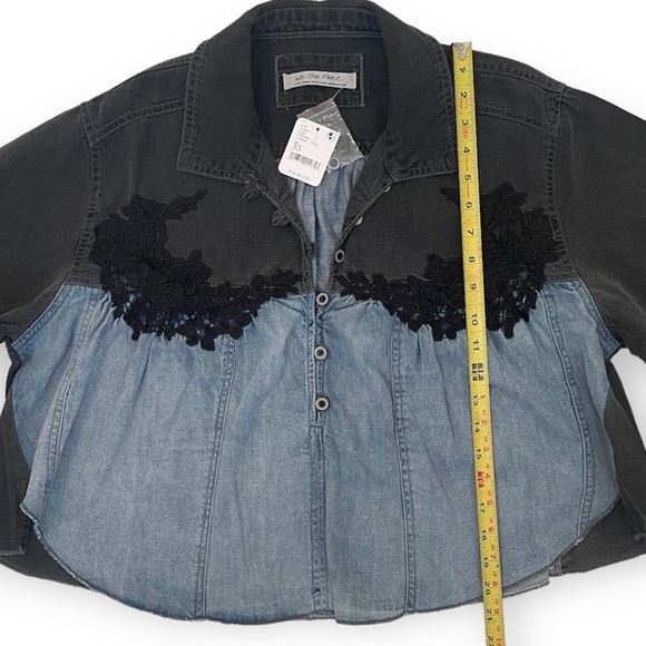 Free People We the Free Sz XS Denim - Picture 3 of 16